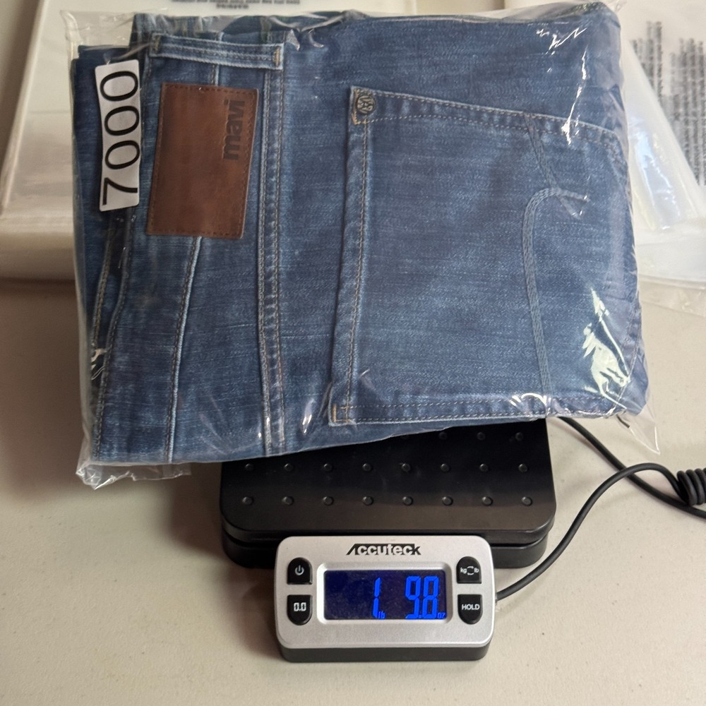 Mavi Matt Jeans Mens 35x32 Blue Lightwash Relaxed Straight Leg Denim Comfort - Picture 16 of 16